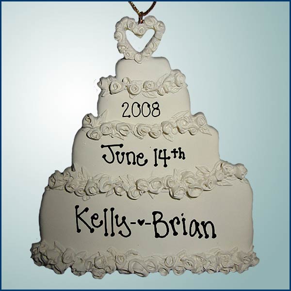 personalized ornaments for wedding