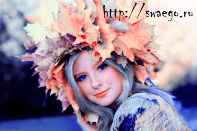 Колоризация фото в голубых тонах в Photoshop CS5.