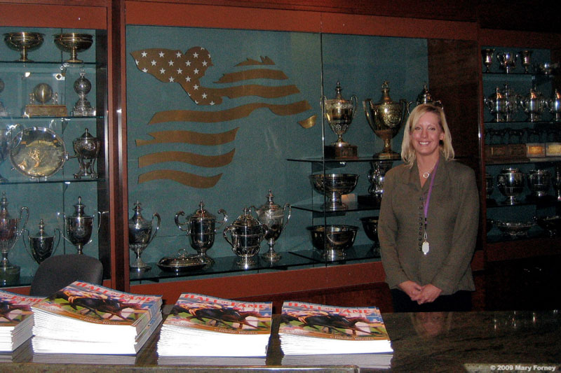 National Museum of Racing and Hall of Fame welcome desk