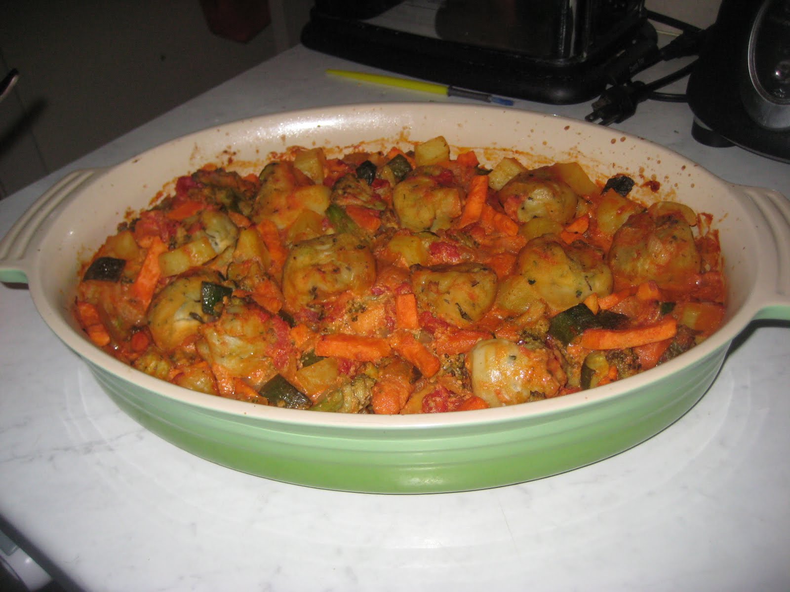 Life in the Veggie Lane Day 3 Vegetable Casserole with Herbed