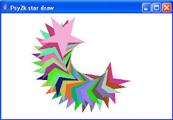 java draw stars netbeans using drawing circle simple easy code program line sample