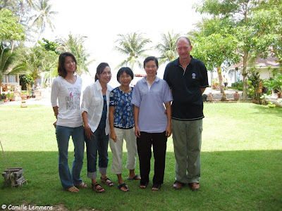 Box Jelly fish Thai work group visiting Koh Samui