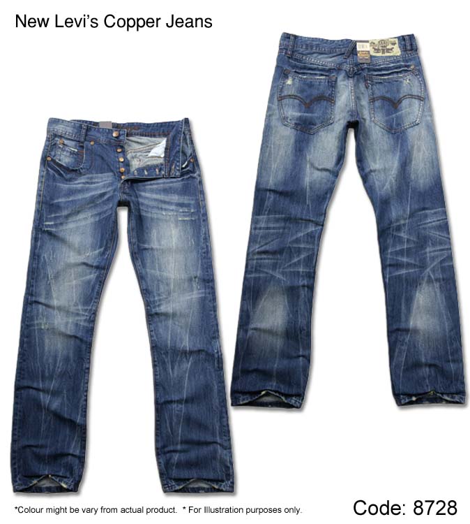 levi's copper jeans