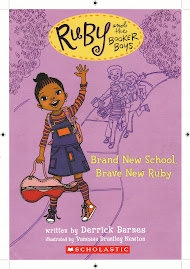 Ruby and The Booker Boys By Derrick Barnes illustrated by Vanessa Brantley -Newton