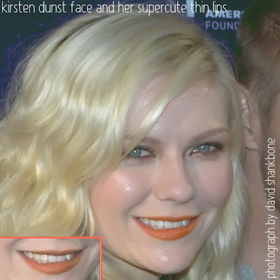 Kirsten Dunst Face And Her Supercute Thin Lips