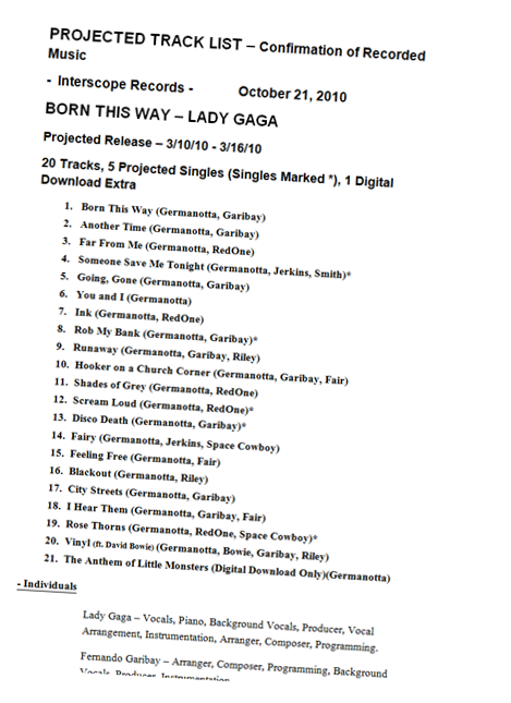 lady gaga born this way booklet scans. Lady GaGa Born This Way