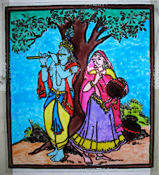 krishna radha painting glass jaya shades