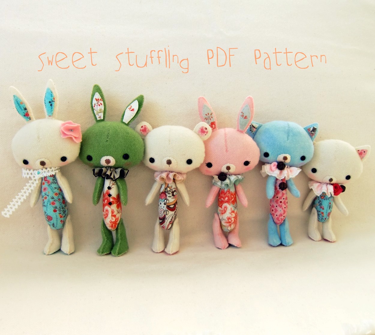 Gingermelon Dolls Giveaway Sweet Stuffling Pdf Pattern