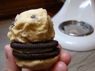 Chocolate Chip Oreo Cookie Sandwich Cookies @KatrinasKitchen
