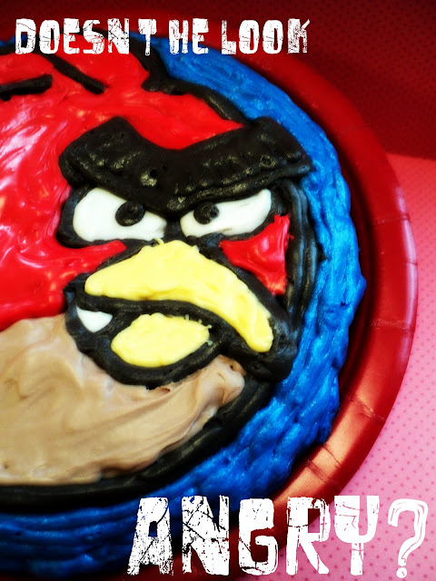 Angry Birds Brownie @KatrinasKitchen