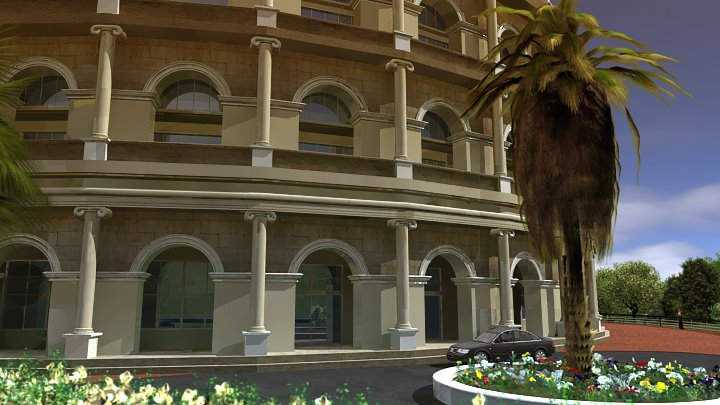 3D model - hotel Colloseum