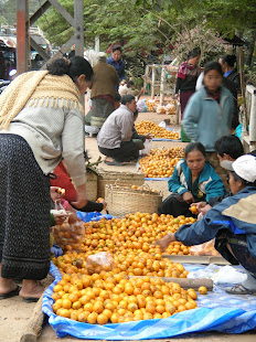 Market day in Laos