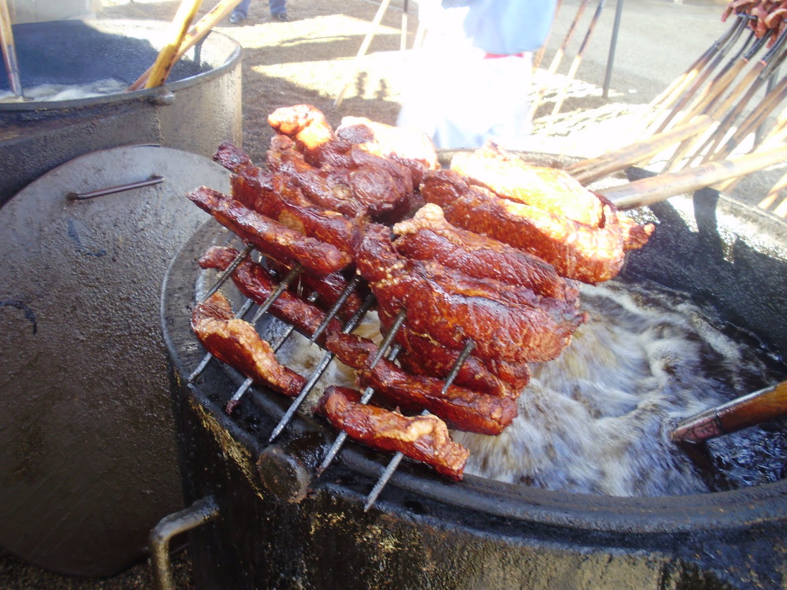Life at 55 mph Pitchfork Steak Fondue in Medora, North Dakota (click