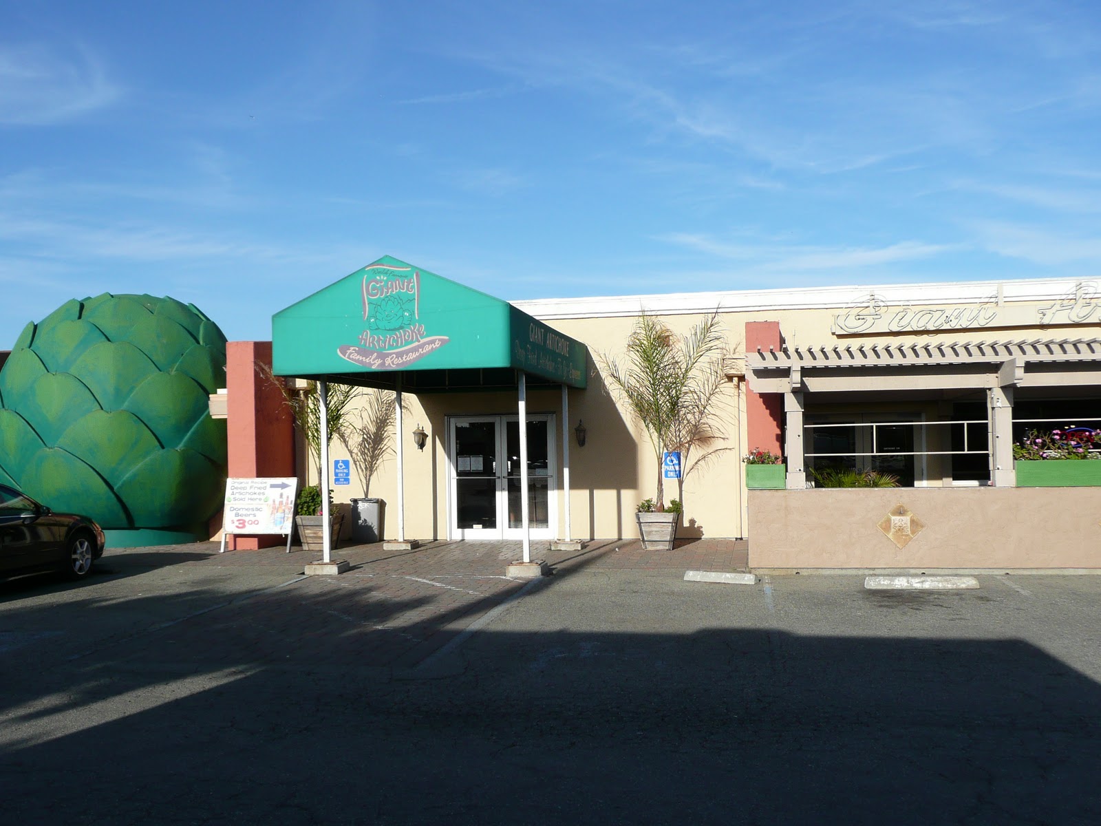 Life at 55 mph Giant Artichoke Restaurant in Castroville, California