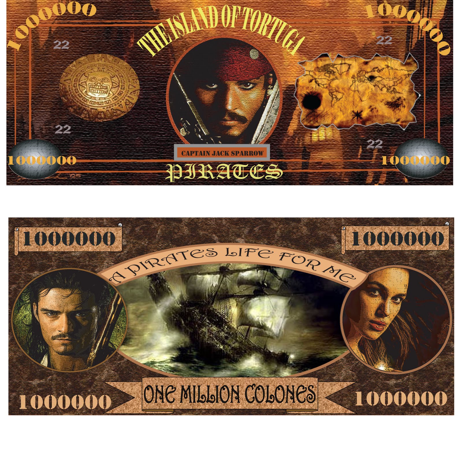 My World of Color My Pirate Money