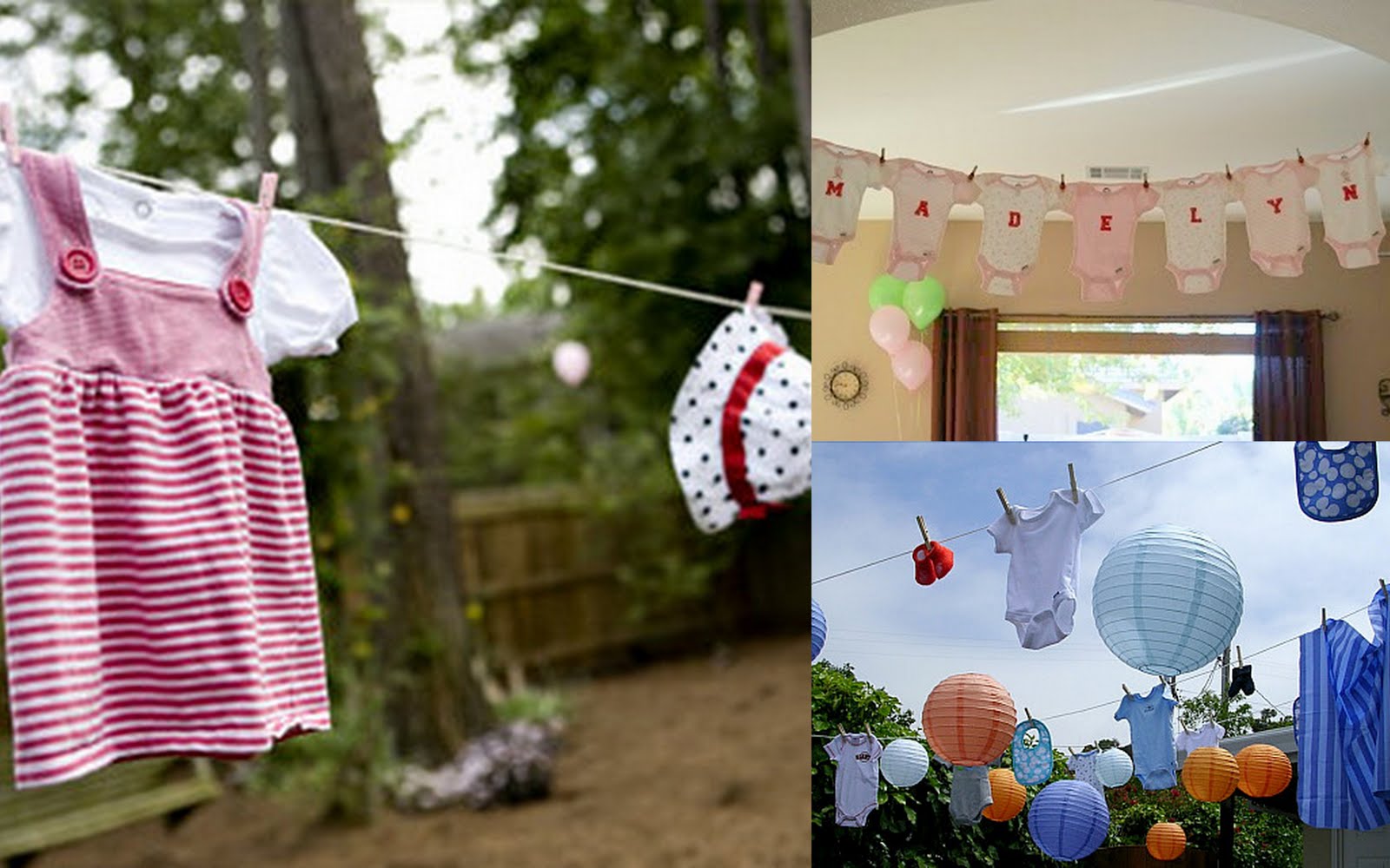 Clothesline Baby Shower - Create My Event