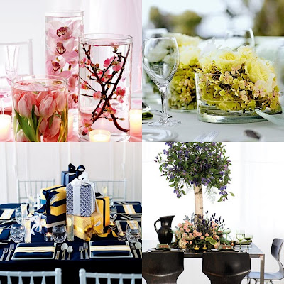flower centerpieces I love getting party ideas from wedding sites