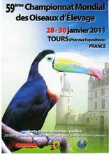 59ºCAMPEONATO ORNITOLOGICO MUNDIAL FRANÇA 2011 - TOURS