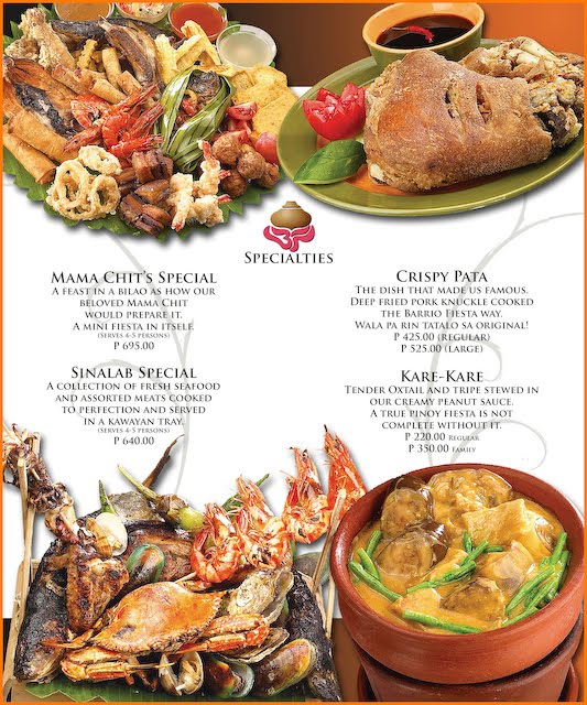 January Is My Month Ibayo By Barrio Fiesta Menu