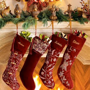 christmas red stocking pictures