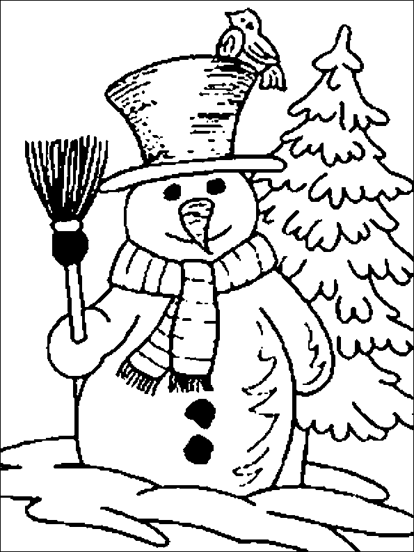 Christmas Winter Coloring Pages Learn To Coloring