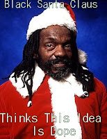 black santa claus
