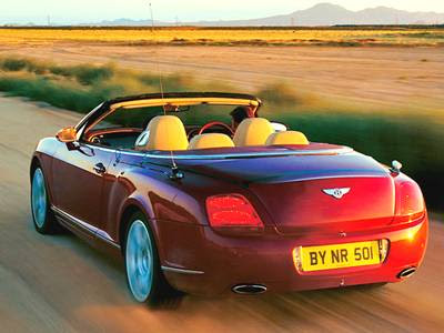 Bentley Continental GTC The exterior dimensions of the JWG are virtually 