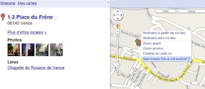 Infos locales dans Google Maps