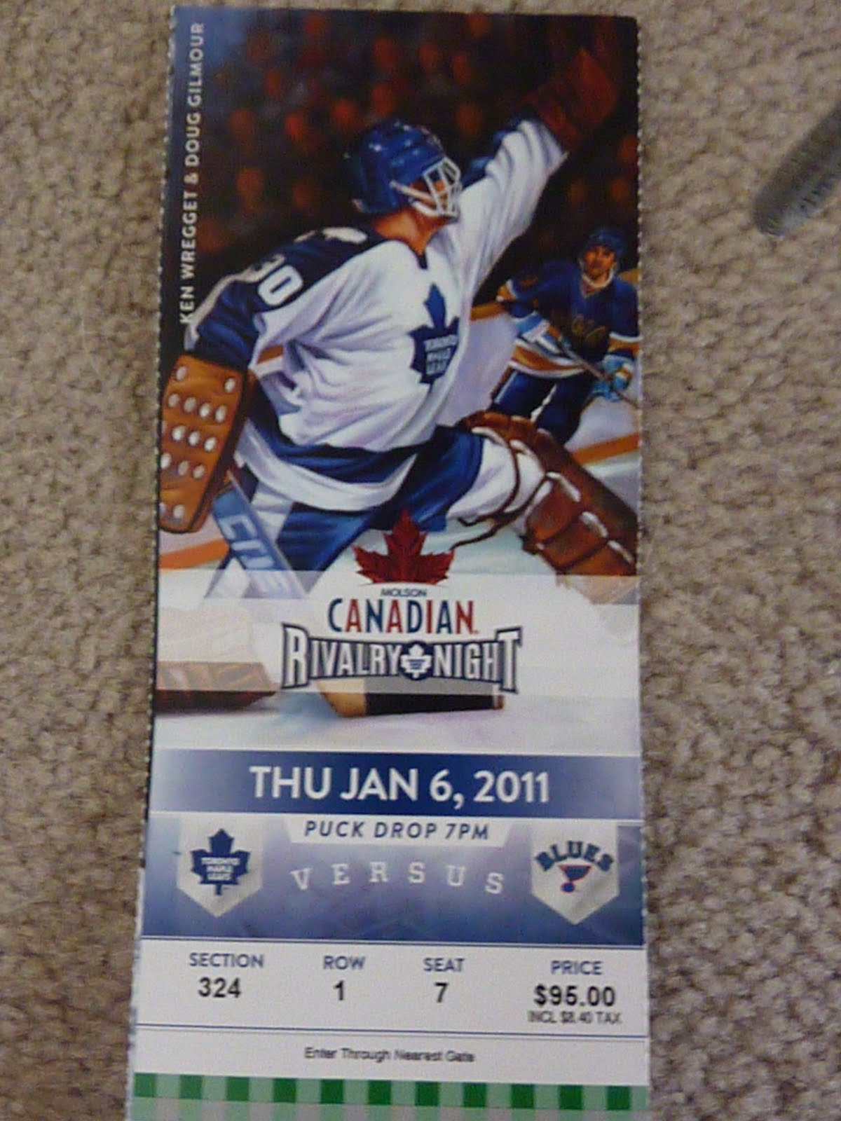 Toronto Maple Leafs Program Cover - Maple Leaf Gardens Skate Away Goal –  shop.realsports