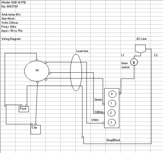 Wiring Diagram Electric Fan - Home Wiring Diagram