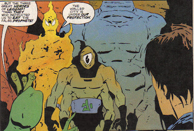 Is the yellow guy on fire, or does he just look like it?