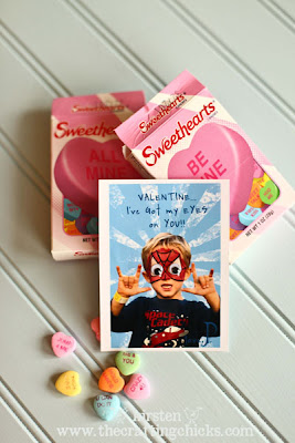 Paper roll frankenstein craft Little Inspirations: Quick and Easy Valentine Ideas