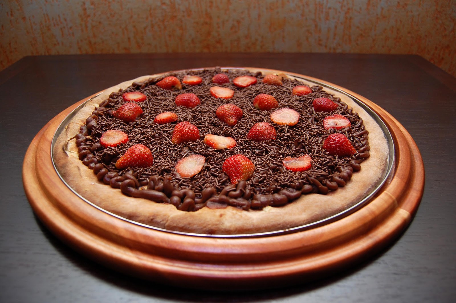 шоколадная пицца рецепт с фото в домашних фото 31