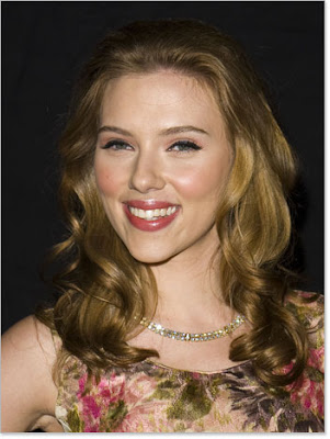 scarlett johansson hairstyle. SCARLETT JOHANSSON YOUNGER: A lighter shade of brown is less austere and 