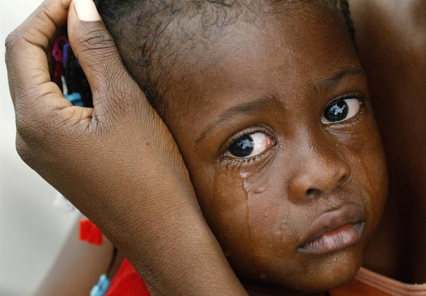 Jan. 12 Quake Terrifies Children: Sponsor a Hungry Child To Dry the Tears Off her Eyes