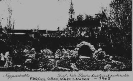 Parcul si castelul la 1905