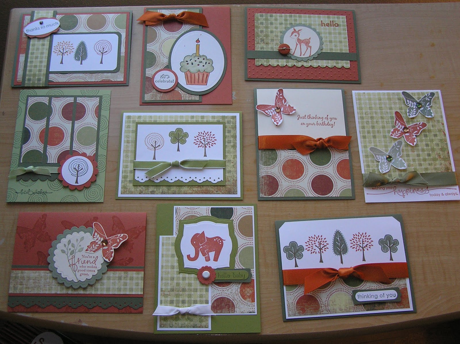 Paper pansies and pachyderms one sheet wonder card sets