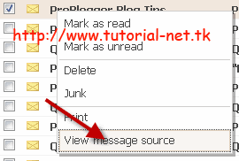Get Header Hotmail Trace Hotmail