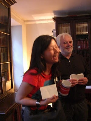 Wena Poon with Steve Moran (from Vanessa Gebbie's news)