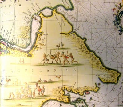 ancient Tierra del Fuego map