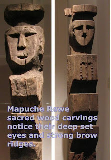 rewe mapuche wood sculpture