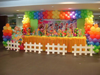 decoração infantil com balões
