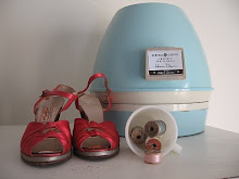 Vintage Shoes and Hair Dryer