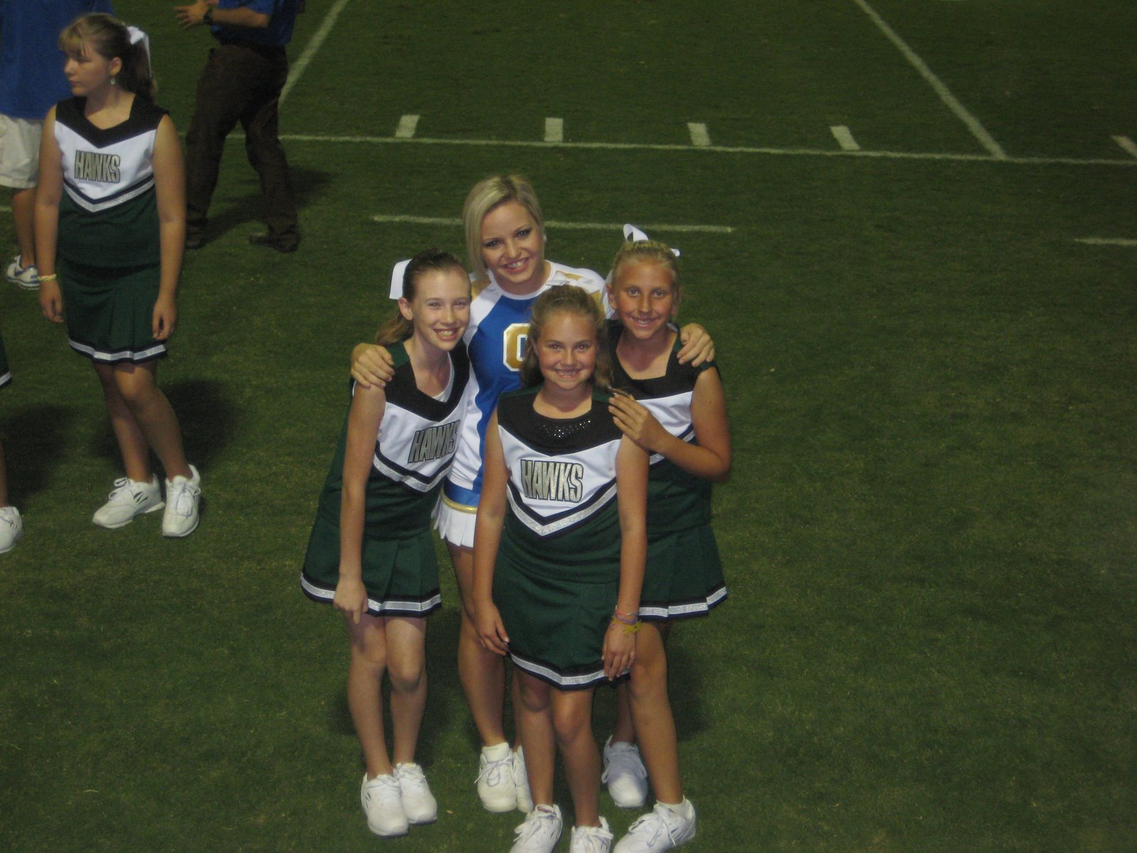 Enns' Family Cheer night at the Clovis High Football game.