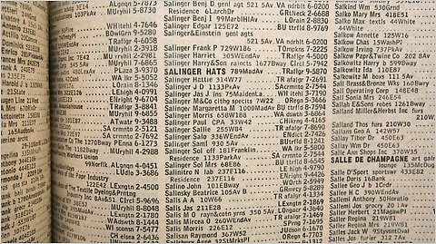 Let Your Fingers Do The Walking - 10phonebook Cityroom BlogSpan 