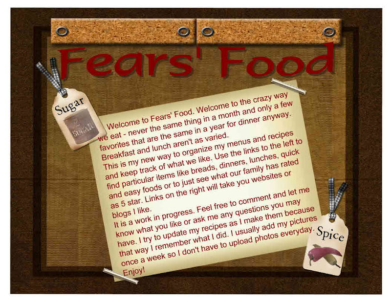 Fears' Food