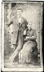 5.015.Jens Clausen Rasmussen (1837-1902), her i selskab med sin 1.kone i 1857