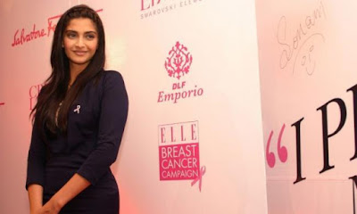 Sonam Kapoor at Elle Breast Cancer Campaign