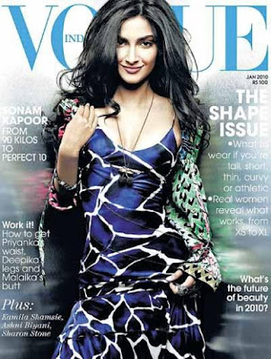 Sonam Kapoor on the Cover of Vogue magazine
