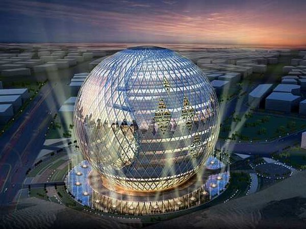 Architectural Design of Technosphere in Dubai by James Law Cybertecture